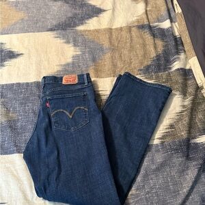 Levi's Classic Indigo Straight Jeans. 10R